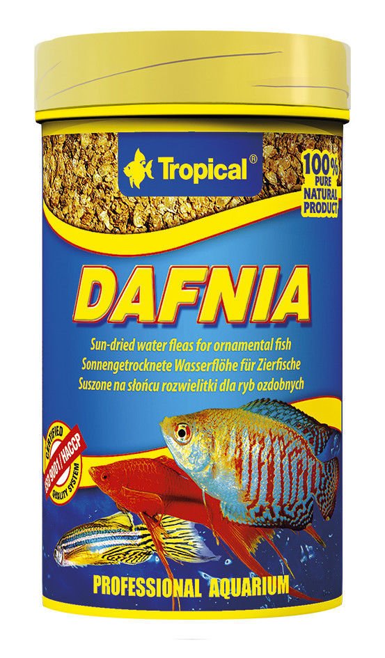 Tropical Dafnia natural 100ml - Sonnengetrocknete Wasserflöhe für Zierfische