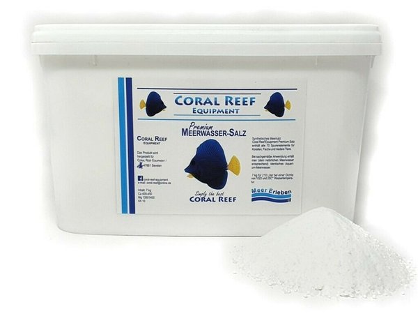 Coral Reef Premium Meerwasser Salz 20kg Eimer - enthält alle 70 Spurenelemente