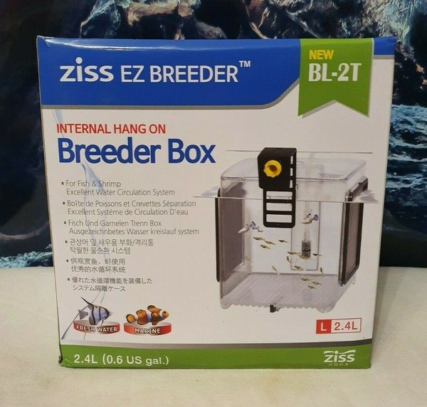 Ziss Breeding Box EZ Aufzuchtkasten BL-2T - 14x14x15cm Aufzuchtbecken Zucht